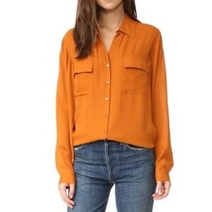 J. Crew Long Sleeve Silk Blouse